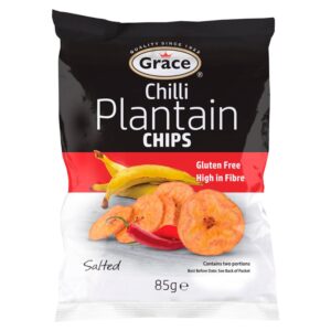 Grace Chilli Plantain Chips Salted 85g