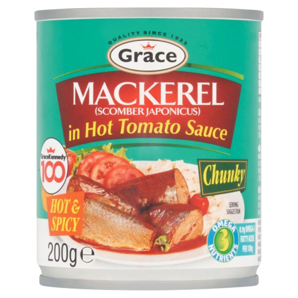 Grace Mackerel in Hot Tomato Sauce 200g
