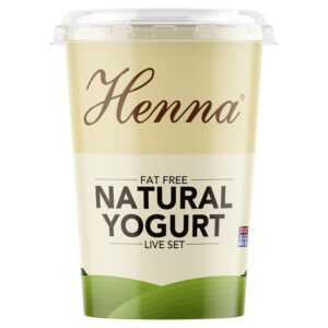 Henna Fat Free Natural Yogurt Live Set 400g