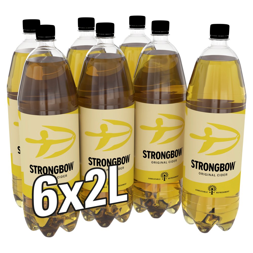 Strongbow Original Apple Cider Bottle 4.5% ABV 2 Litre