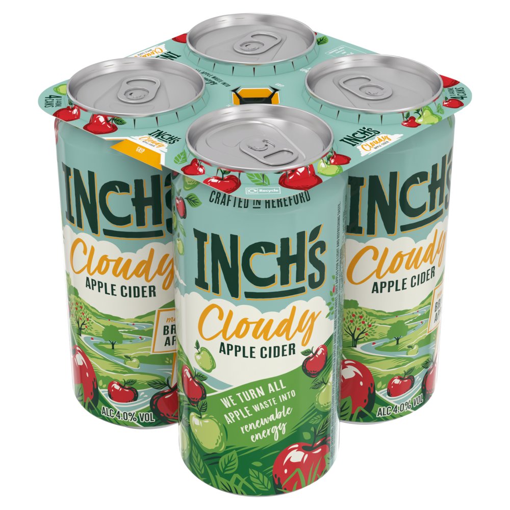 Inch's Cloudy Apple Cider Cans 4 x 440ml