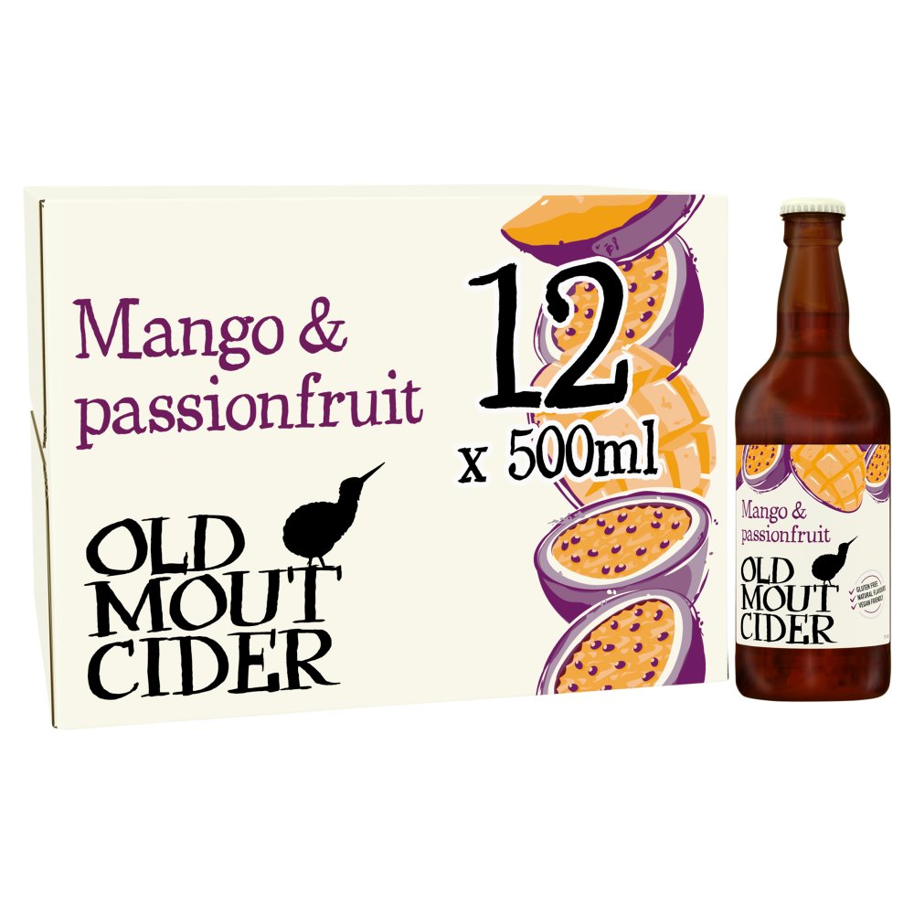 Old Mout Cider Mango & Passionfruit Bottle 500ml