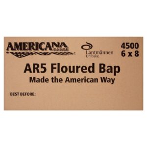 Americana 5" Floured Bap 6 x 8