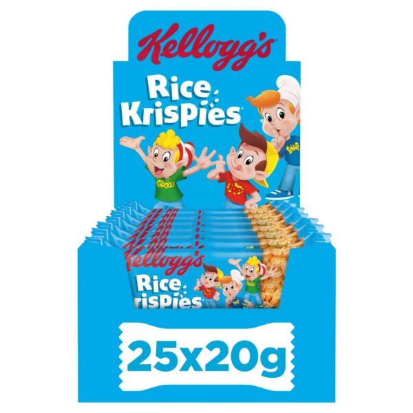 Kellogg's Rice Krispies Cereal Snack Bar 25 x 20g