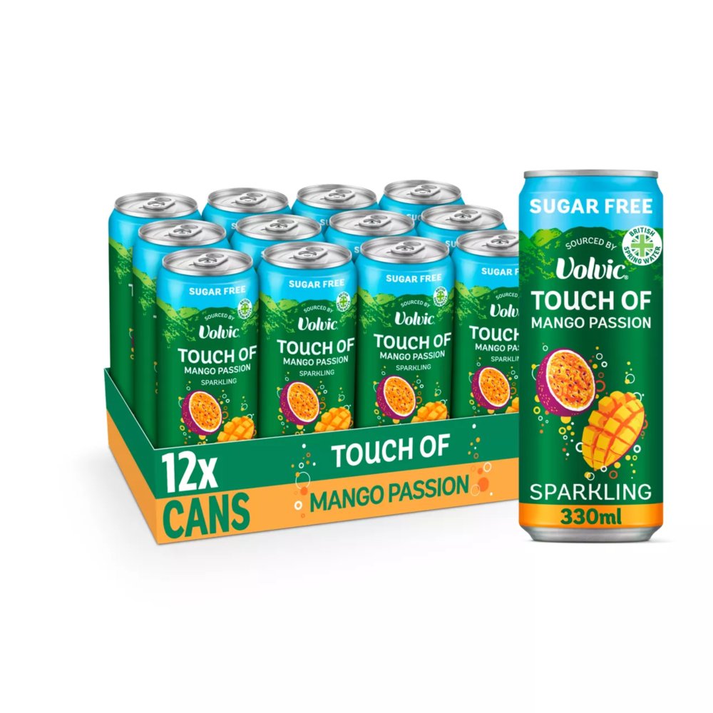 Volvic Touch of Mango Passion Sparkling 330ml
