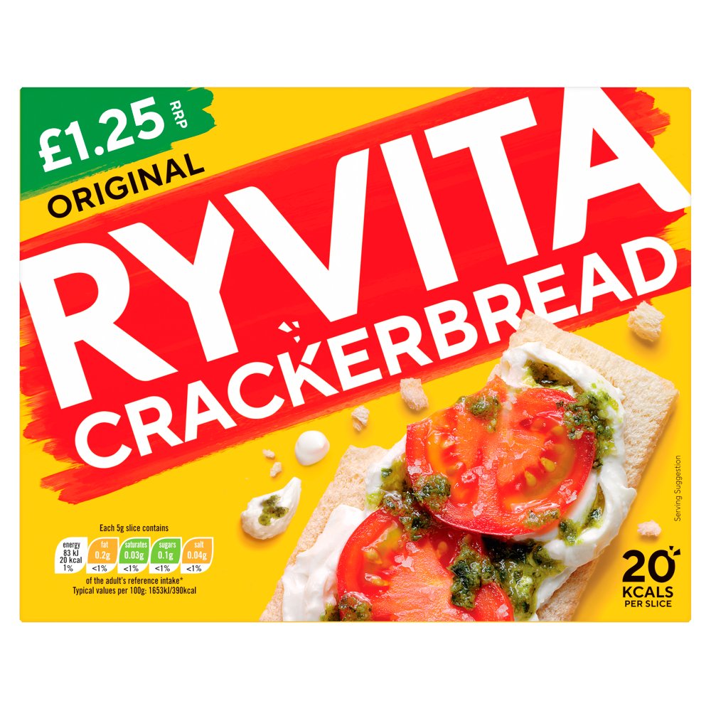 Ryvita Crackerbread Original Crackers 125g
