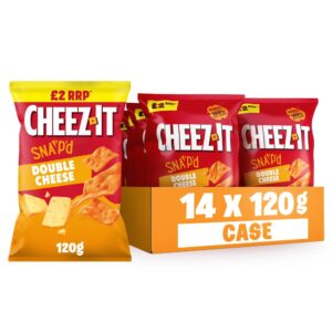 Cheez-it Double Cheese Thin & Crispy Baked Snacks 14 x 120g PMP £2