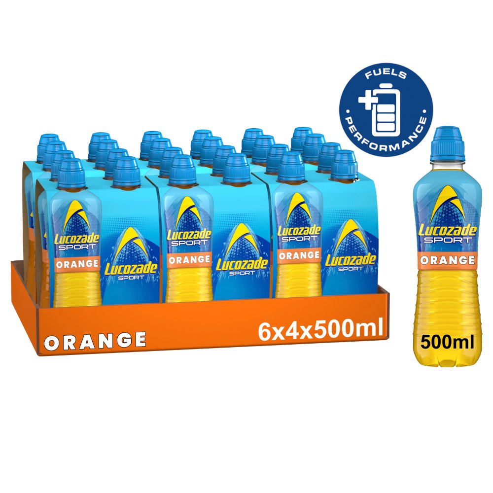 Lucozade Sport Drink Orange 4 x 500ml