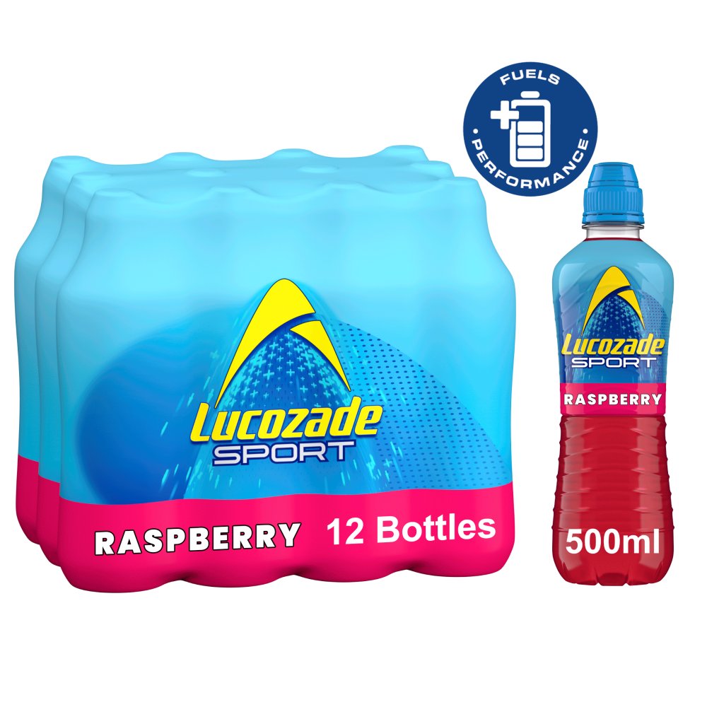 Lucozade Sport Drink Raspberry 500ml