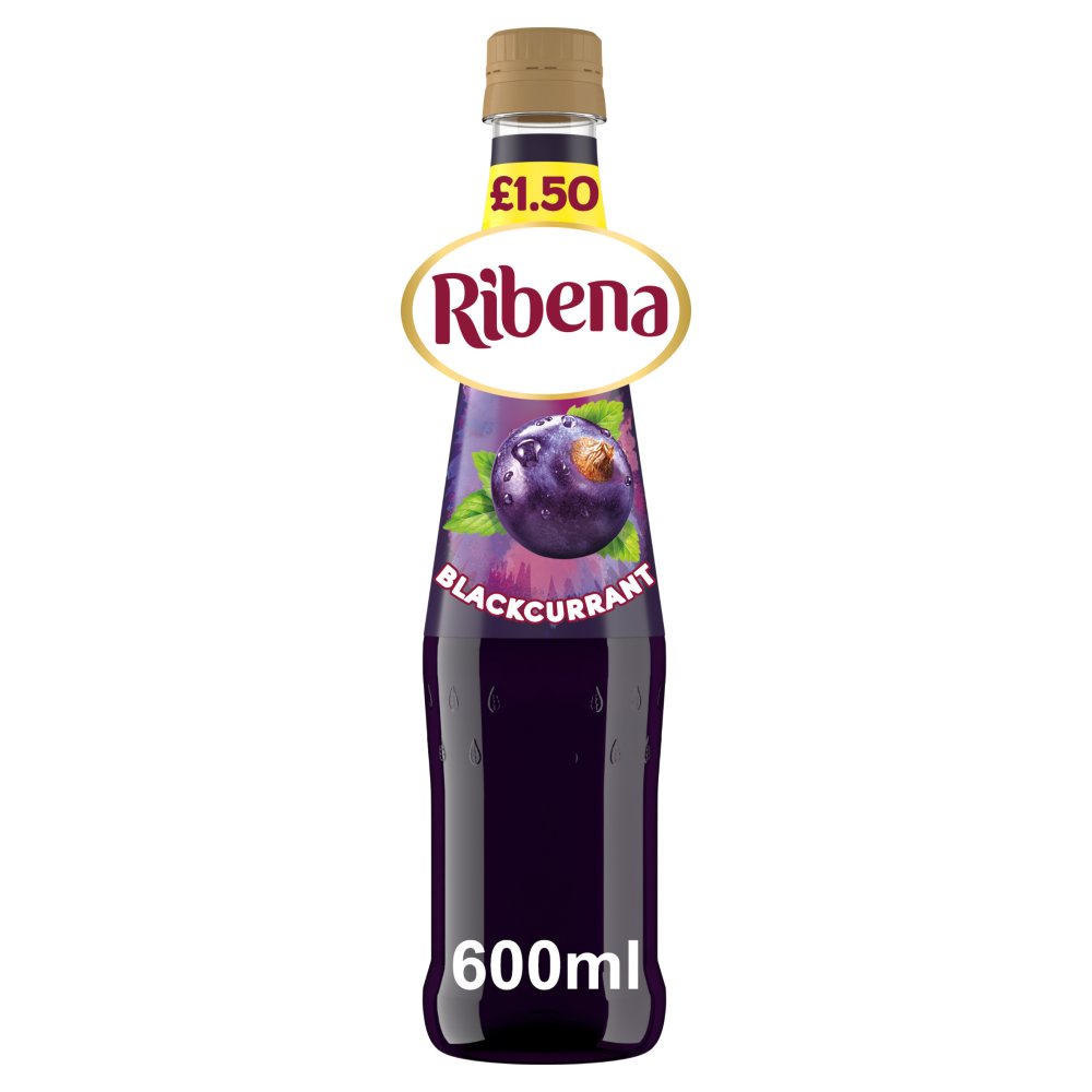 Ribena Blackcurrant Squash 600ml PMP £1.50