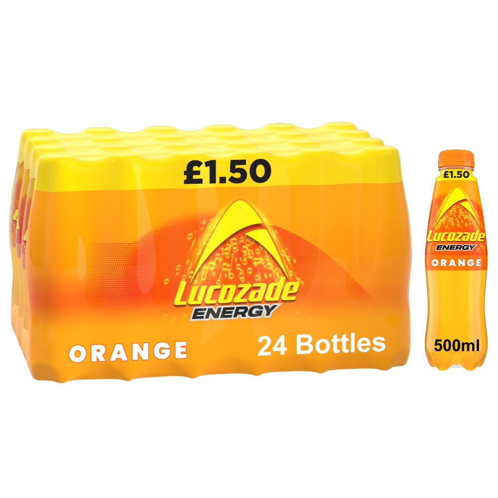 Lucozade Energy Drink Orange 500ml PMP £1.50