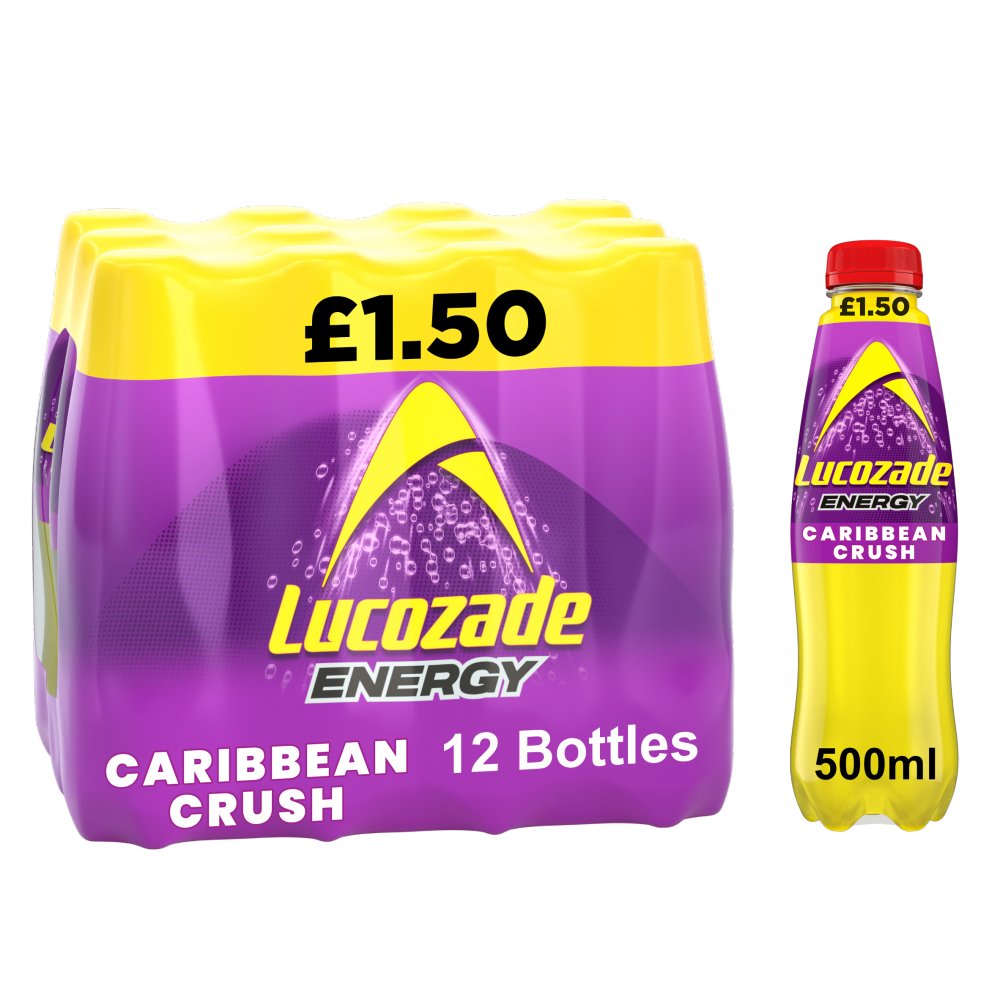 Lucozade Energy Drink Caribbean Crush 500ml PMP £1.50