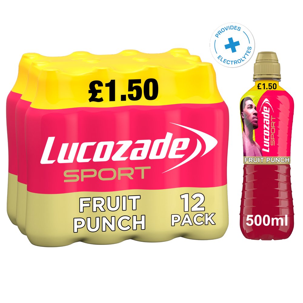 Lucozade Sport Drink Fruit Punch 500ml PMP £1.50