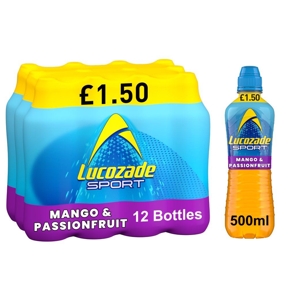 Lucozade Sport Drink Mango & Passion Fruit 500ml PMP £1.50