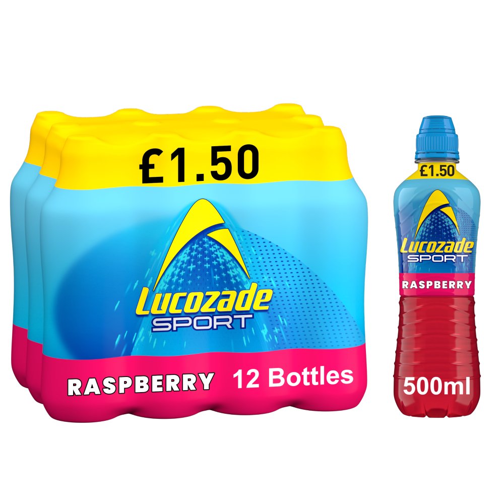 Lucozade Sport Drink Raspberry 500ml PMP £1.50