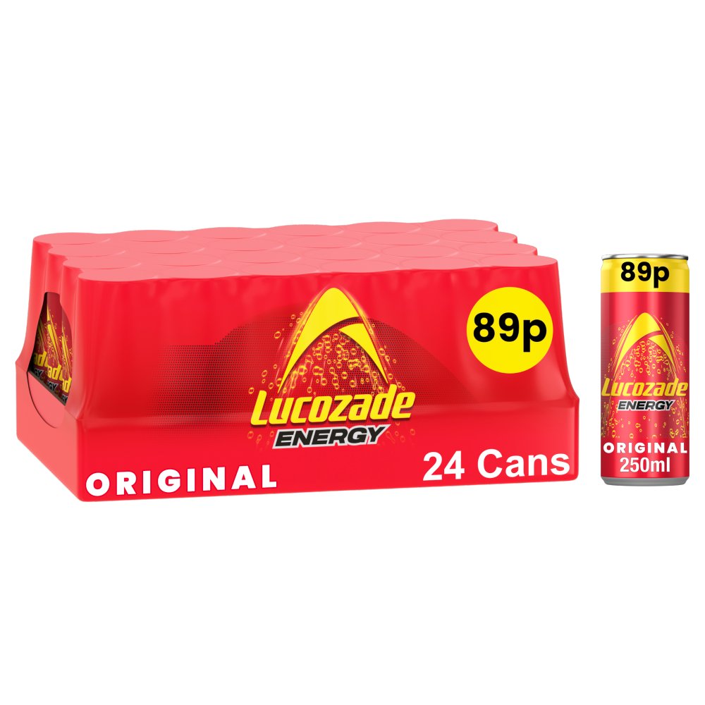 Lucozade Energy Drink Original 250ml PMP 89p