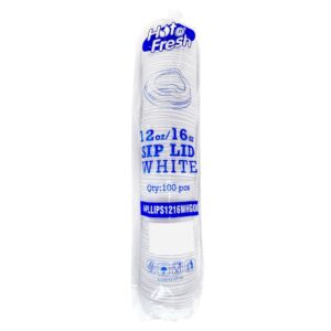 Hot & Fresh Sip Lid White