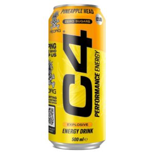 C4 Pineapple Head Zero Sugars Explosive Performance Energy Drink 500ml