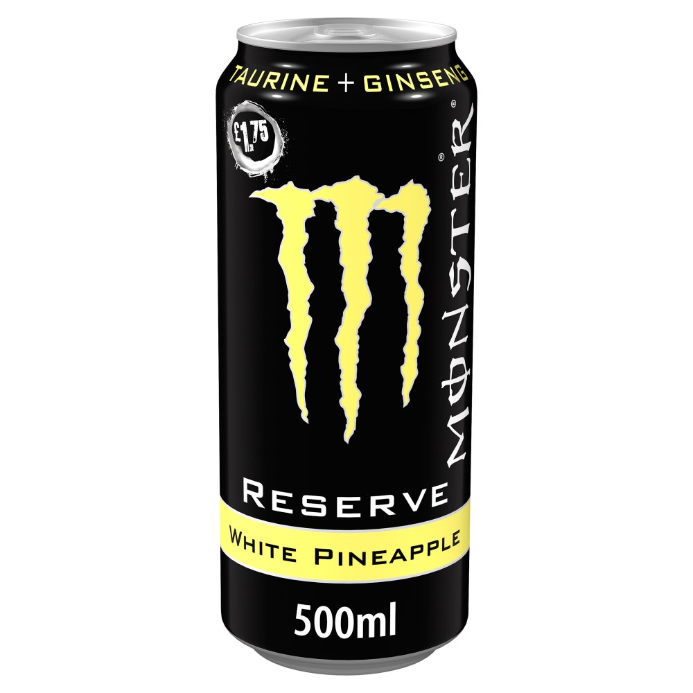 Monster Energy Drink Reserve White Pineapple 500ml PMP £1.75