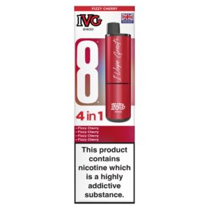 IVG 2400 Fizzy Cherry Edition Rechargeable 4x2ml Pods 20mg