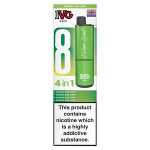 IVG 2400 Lemon and Lime Rechargeable 20mg 4x2ml Pods