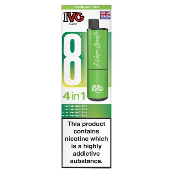 IVG 2400 Lemon and Lime Rechargeable 20mg 4x2ml Pods