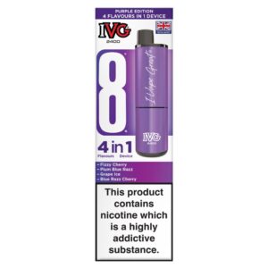 IVG 2400 Purple Edition Rechargeable 4x2ml Pods 20mg