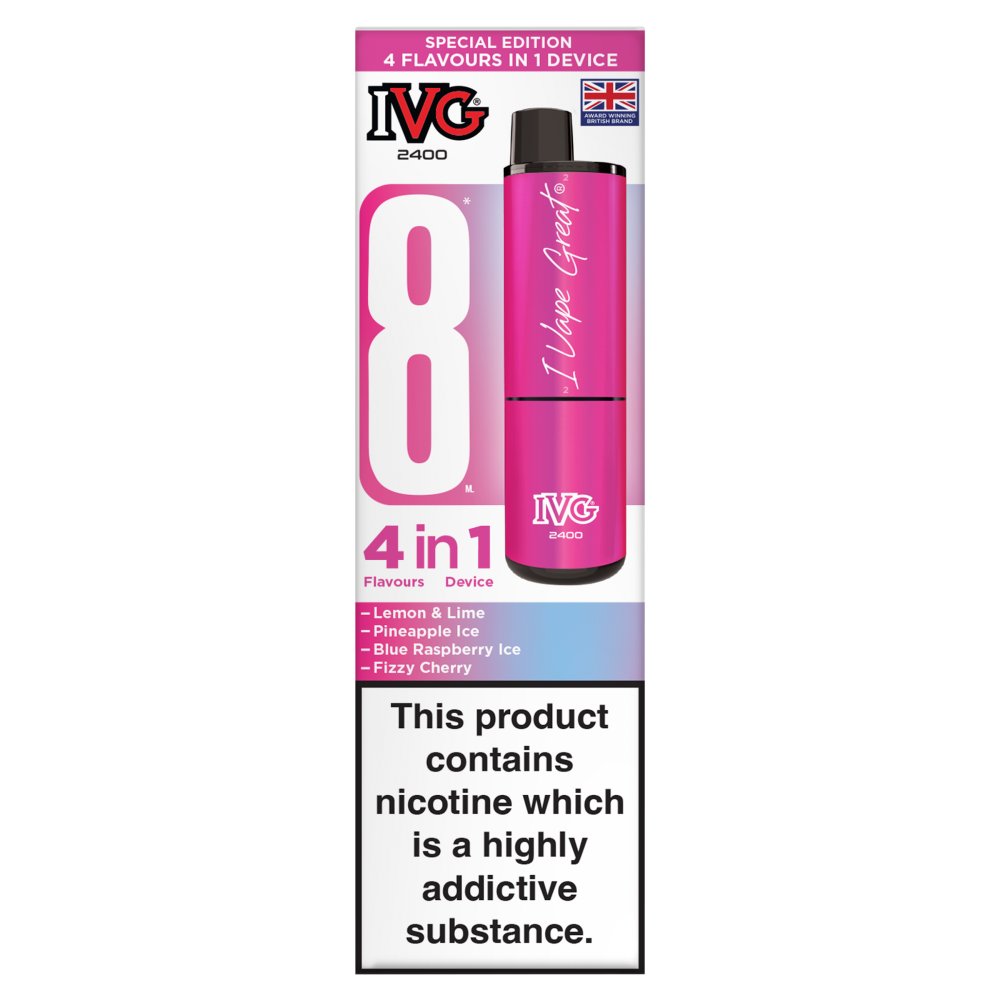 IVG 2400 Special Edition Rechargeable 4x2ml Pods 20mg