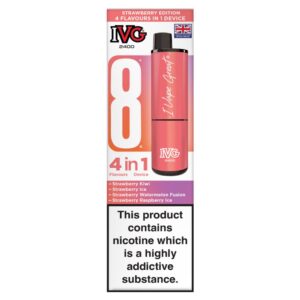 IVG 2400 Strawberry Edition Rechargeable 4x2ml Pods 20mg