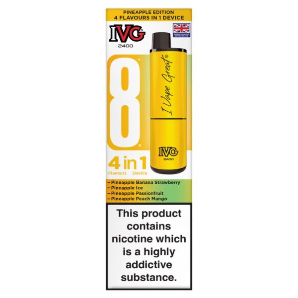 IVG 2400 Pineapple Edition Rechargeable 20mg 4x2ml Pods