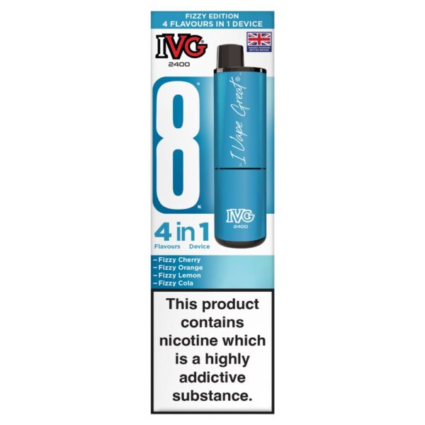IVG 2400 Fizzy Edition Rechargeable 20mg 4x2ml Pods