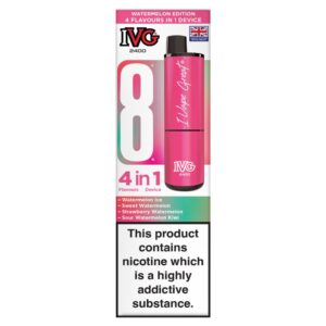 IVG 2400 Watermelon Edition Rechargeable 4x2ml Pods 20mg
