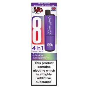 IVG 2400 Grape Edition Rechargeable 20mg 4x2ml Pods