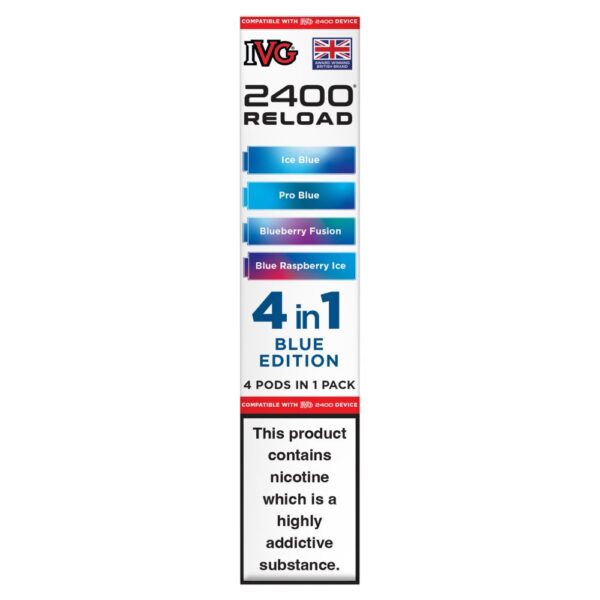 IVG 2400 Reload 4 in 1 Blue Edition