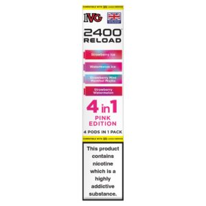 IVG 2400 Reload 4 in 1 Pink Edition