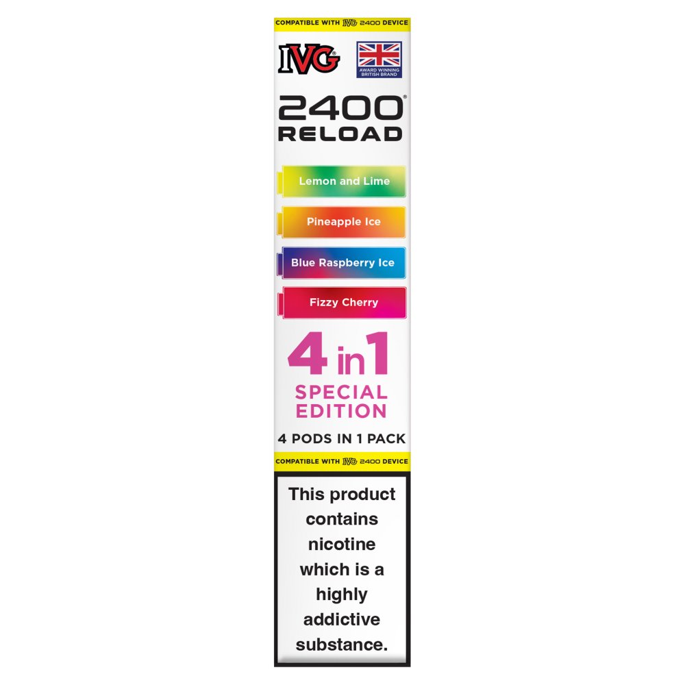 IVG 2400 Reload 4 in 1 Special Edition Pods