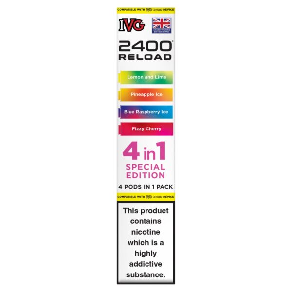 IVG 2400 Reload 4 in 1 Special Edition Pods