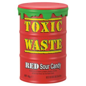 Toxic Waste Red Sour Candy 42g