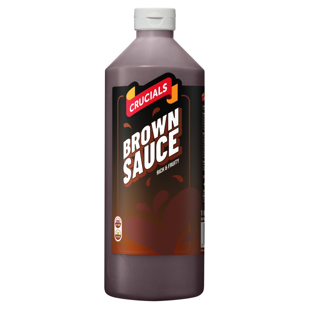 Crucials Brown Sauce, Dip, Marinade 1 Litre