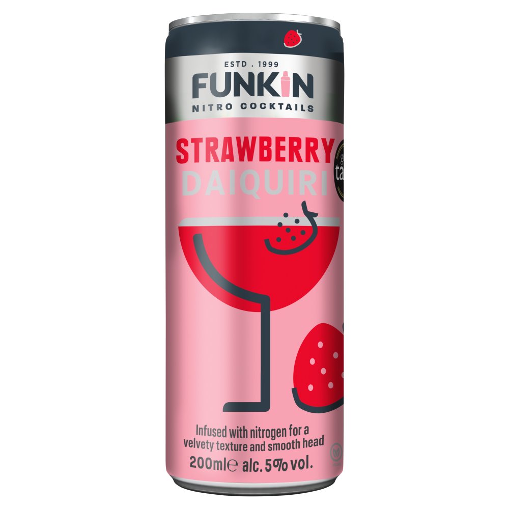 Funkin Strawberry Daiquiri Nitro Cocktails 200ml