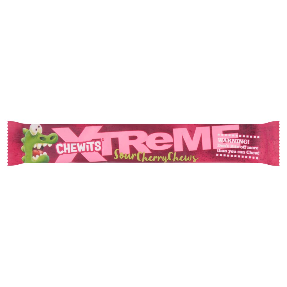 Chewits Extremely Sour Cherry Chews 34g
