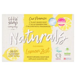 Little Soap Company Naturals Cleansing Lemon Zest Moisturising Soap Bar 100g