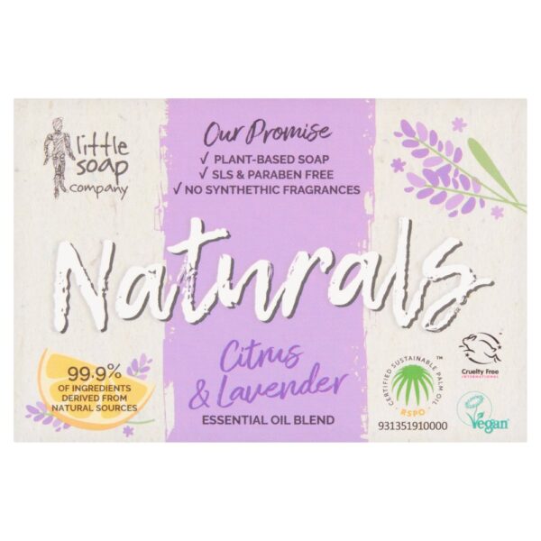 Little Soap Company Naturals Citrus & Lavender 100g
