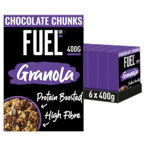 FUEL10K Chocolate Chunks Protein Granola Breakfast Cereal 400g