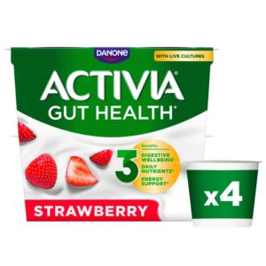 Activia Strawberry Gut Health Yoghurt Multipack 4x115g