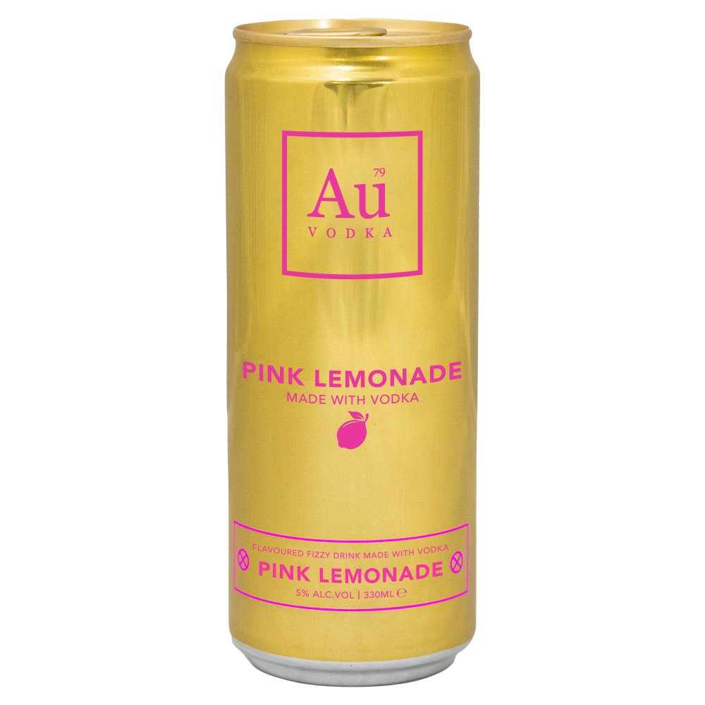 Au Vodka Pink Lemonade 330ml