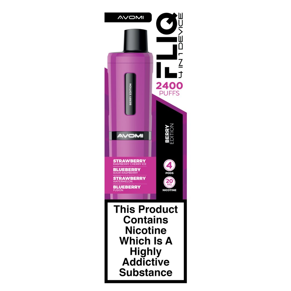 Avomi Fliq Berry Edition 20 Mg Nicotine Pods