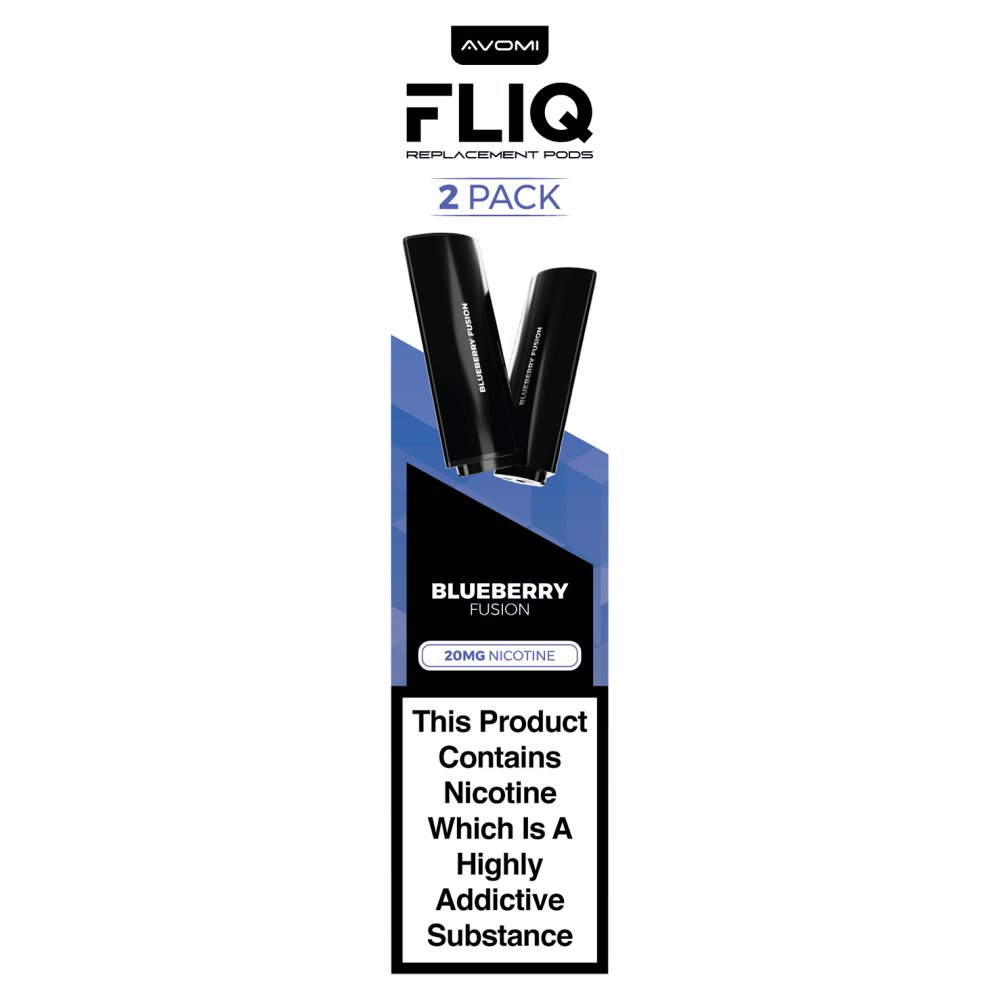 Avomi Fliq 2 Blueberry Fusion Replacement Nicotine Pods 20mg
