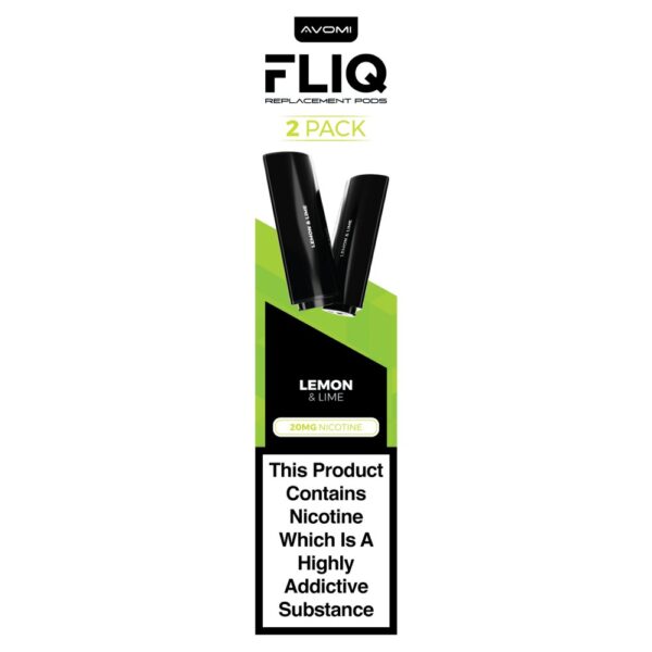 Avomi Fliq 2 Replacement Lemon & Lime Nicotine Pods 20mg