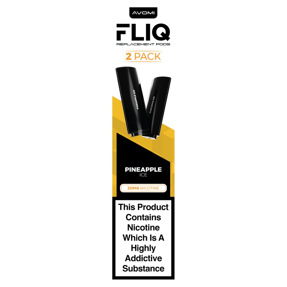 Avomi Fliq 2 Pineapple Ice Replacement Nicotine Pods 20mg